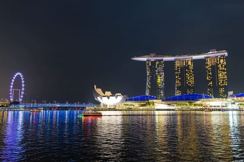 シンガポールの夜景
