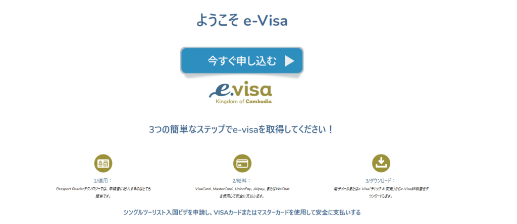 オンライン申請(e-Visa)の手順と準備