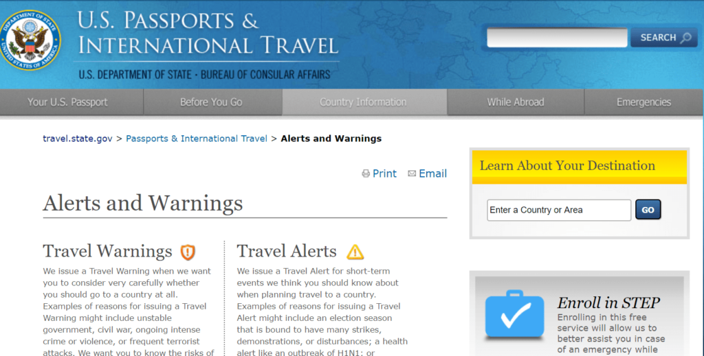 U.S. Passports & International Travel