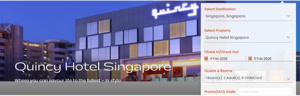 Quincy Hotel Singapore